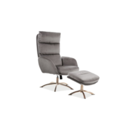 FOTEL MONROE VELVET SZARY BLUVEL 14