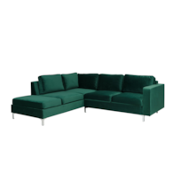 NAROŻNIK ORLANDO VELVET tiffany 10