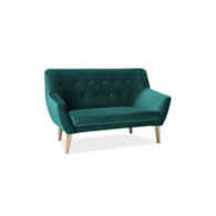 SOFA NORDIC 2 VELVET KOLOR ZIELONY TAPICERKA BLUVE