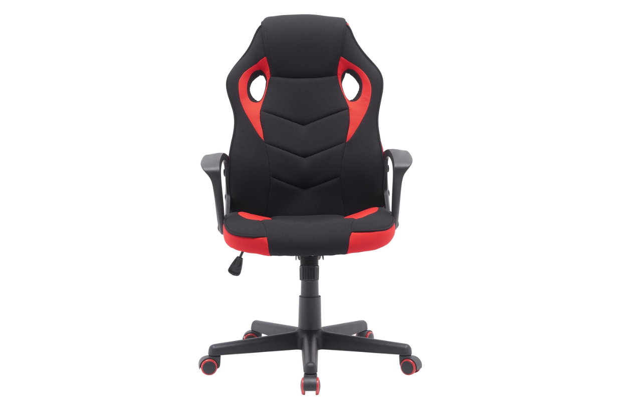 FOTEL OBROTOWY DAKAR CZARNY/CZERWONY