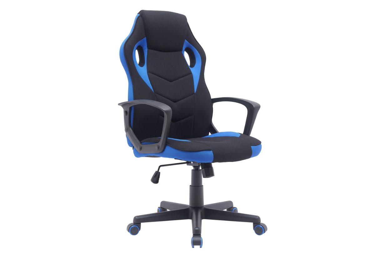 FOTEL OBROTOWY DAKAR CZARNY/NIEBIESKI