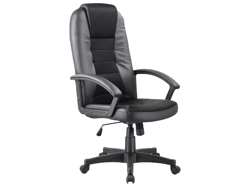 FOTEL OBROTOWY Q-019 CZARNY