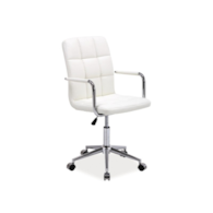 FOTEL OBROTOWY Q-022 BIAŁY