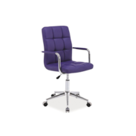 FOTEL OBROTOWY Q-022 FIOLETOWY