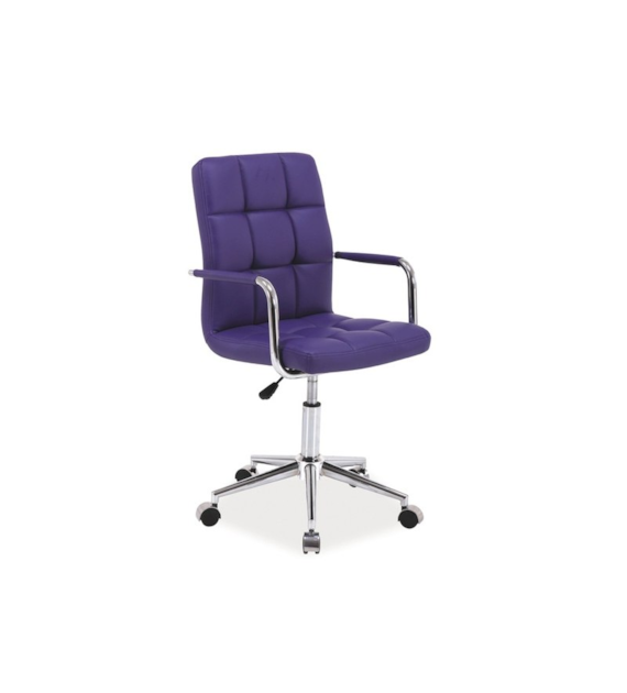 FOTEL OBROTOWY Q-022 FIOLETOWY