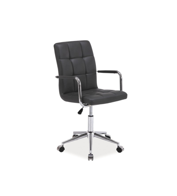 FOTEL OBROTOWY Q-022 SZARY
