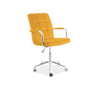 FOTEL OBROTOWY Q-022 VELVET CURRY BLUVEL 68