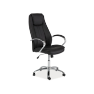 FOTEL OBROTOWY Q-036 CZARNY