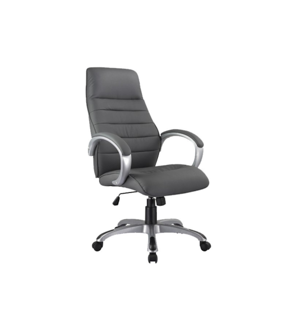 FOTEL OBROTOWY Q-046 SZARY