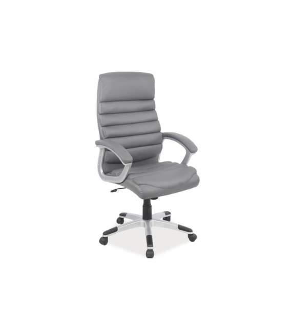 FOTEL OBROTOWY Q-087 SZARY