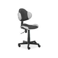 FOTEL OBROTOWY Q-G2 SZARO/CZARNY