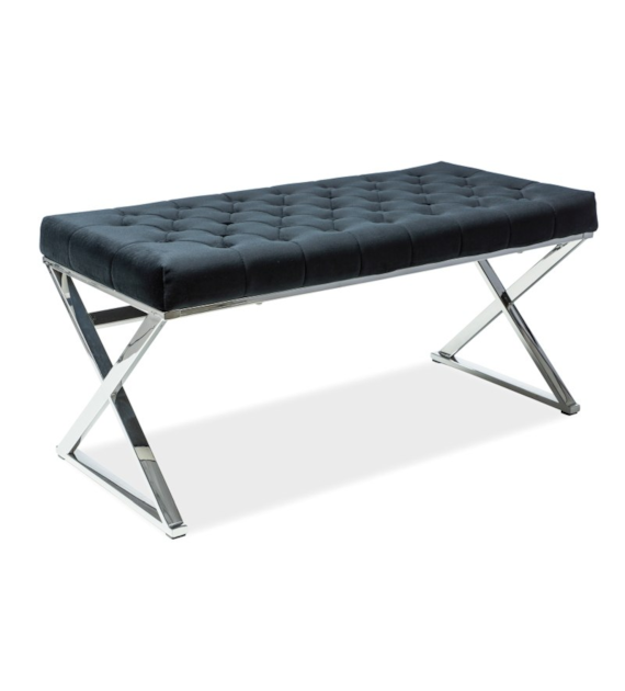 ŁAWKA ONYX SREBRNY/CZARNY AKSAMIT TAP.105