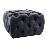 PUF SOPHIA VELVET CZARNY BLUVEL 19