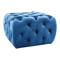 PUF SOPHIA VELVET GRANATOWY BLUVEL 86