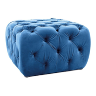 PUF SOPHIA VELVET GRANATOWY BLUVEL 86