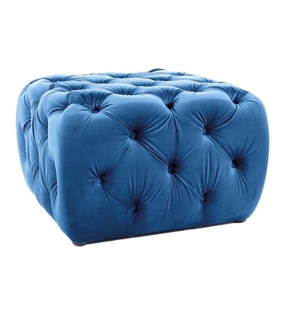 PUF SOPHIA VELVET GRANATOWY BLUVEL 86