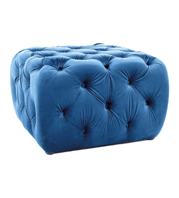 PUF SOPHIA VELVET GRANATOWY BLUVEL 86