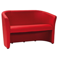 SOFA TM-2 CZERWONA EK-6 / WENGE