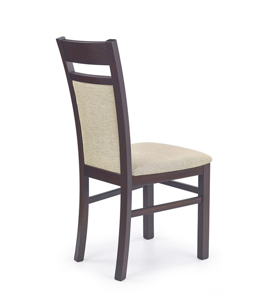 GERARD2 krzesło ciemny orzech / tap: Torent Beige