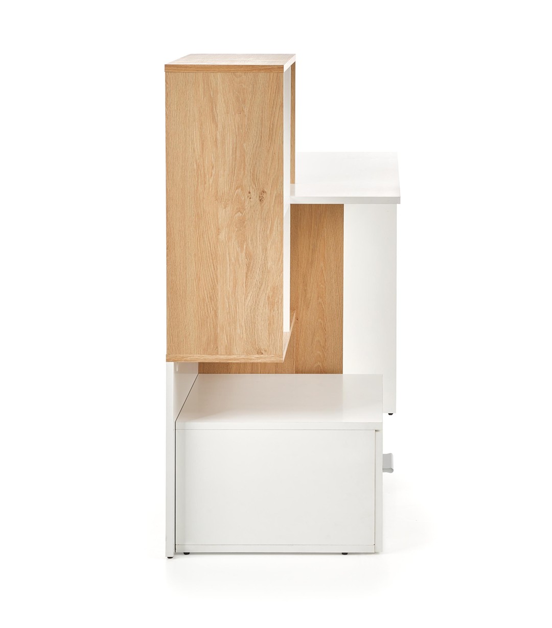 GROSSO biurko dąb złoty / biały (1p=1szt)