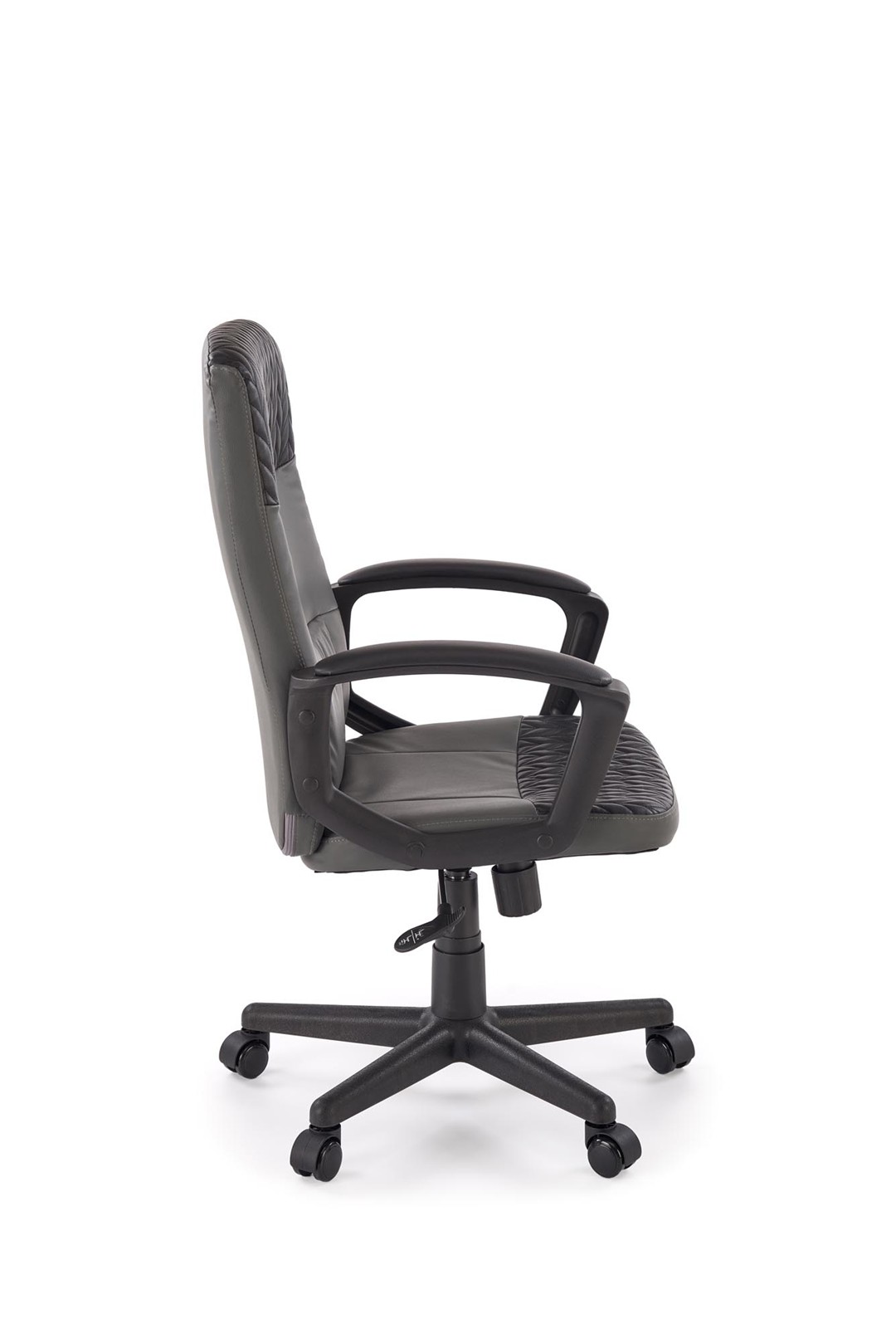 BJORN fotel obrotowy czarno-popielaty